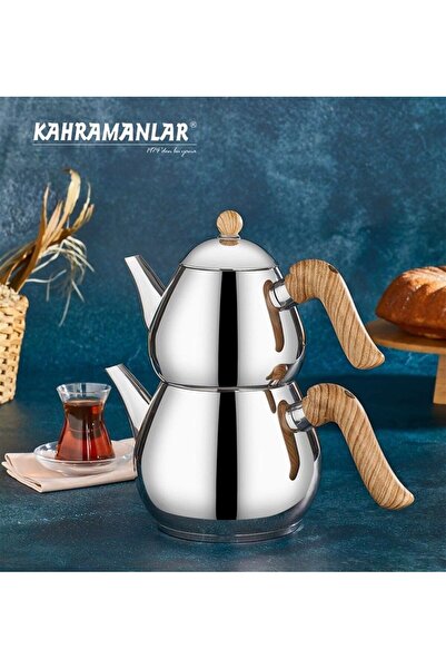 Kahramanlar Damla Mega Boy Çelik Çaydanlık