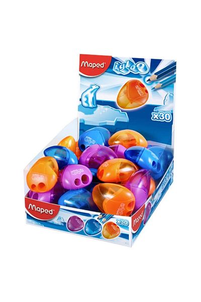 Maped Student Pencil Sharpener I-Gloo Double Pencil Sharpener (Pack of 30)