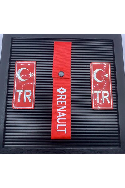 GultekinShop Renault Uyumlu Kırmızı Renk Yüksek Kalite Tampon Dili & Çeki Ipi...