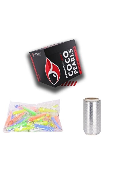 Kefo Nargile Kömürü Cocopearls + Sipsi + Rulo Nargile Folyosu Eko Set Malibravo