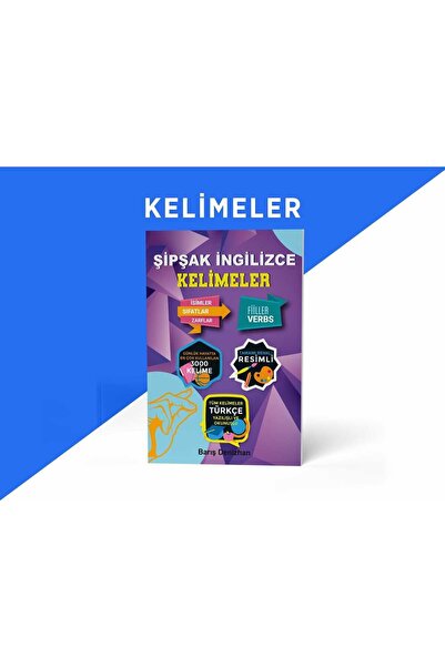 Şipşak İngilizce Words Book - Original Turkish Words