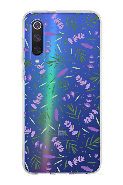 PrintiFy Xiaomi Mi 9 SE ile Uyumlu 1mm Slim Fit Water Color 3 Baskılı Şeffaf  Kılıf