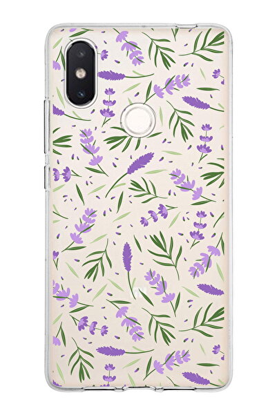 PrintiFy Xiaomi Mi 8 SE ile Uyumlu 1mm Slim Fit Water Color 3 Baskılı Şeffaf  Kılıf