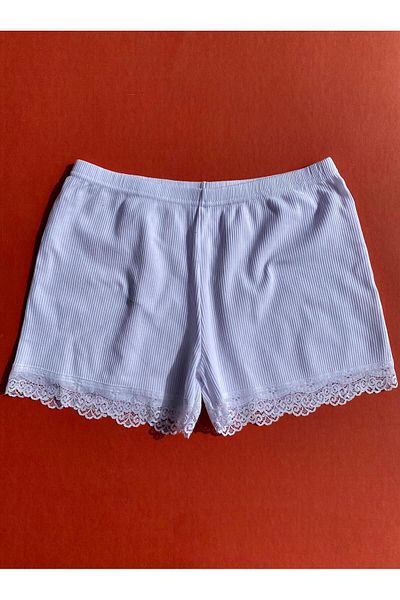 VicTroy Camisole 4-Piece Two Black and Two White Color Cotton Ribbed Women's Boxer-Shorts 50V22