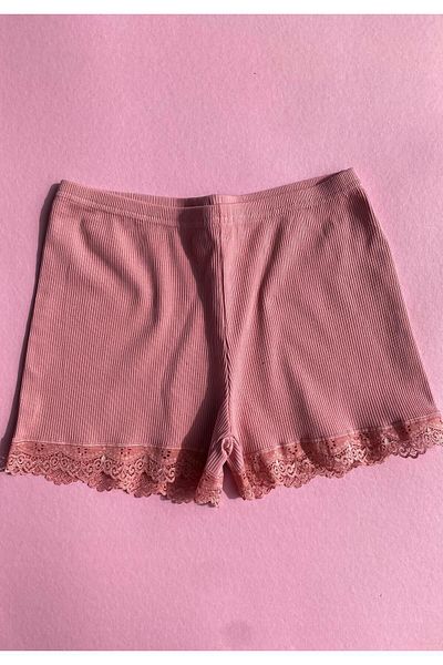 VicTroy Boxer pentru femei, 4 piese, verde, trandafir uscat, alb și albastru, din bumbac, cu snur, 50V22