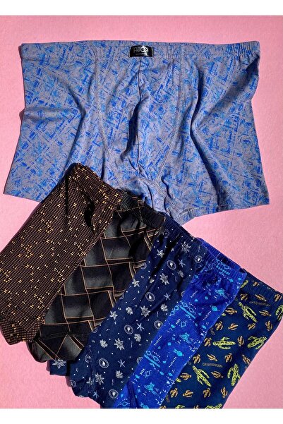 VicTroy 5 штук чоловічих джоггер-боксерів з принтом - еластичний пояс з лайкрою