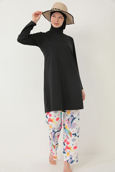 medipek Lycra Fully Covered Hijab Swimsuit
