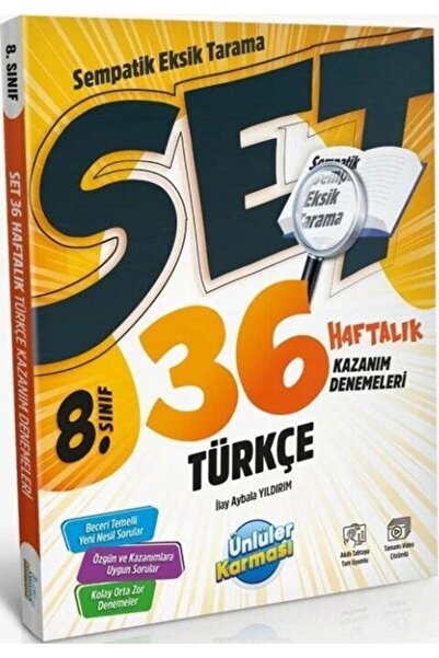 Genel Markalar Ünlüler Karması 8. Sınıf LGS Sempatik Türkçe 36 Haftalık Kazan...