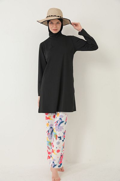 medipek Lycra Fully Covered Hijab Swimsuit