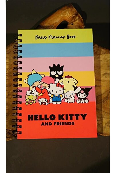 NaSaDAN Hello Kitty ve Arkadaşları Stickerlı Motivasyon Ajanda Planlayıcı