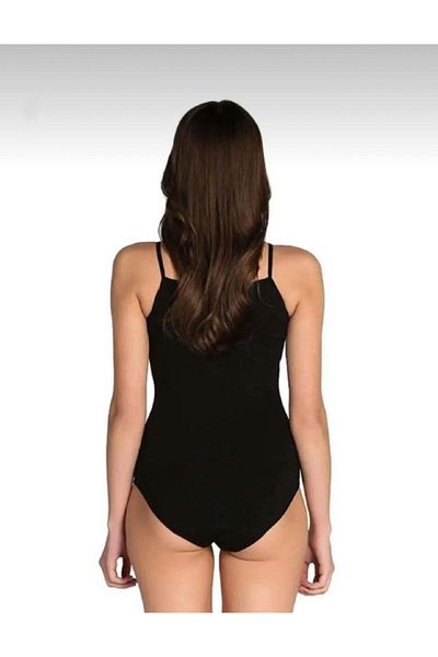Derin underwear Tutku Women's 3-Pack Rope Strap Lycra Hooked Snap Fastener Bady Bodysuit