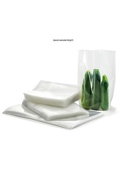 sgeteknoloji 20x26 SERRATED VACUUM BAG