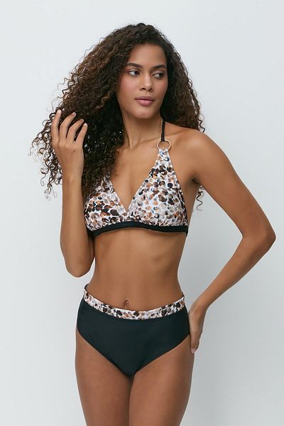 C&City Beiges Farbwiederherstellungs-Bikini-Set – Modell 3254