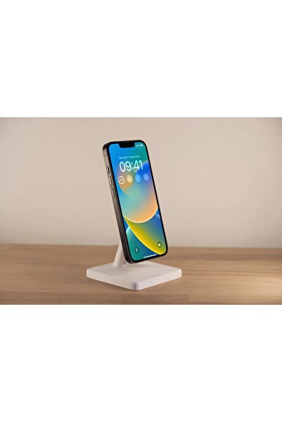 3D Iphone Magsafe Stand Beyaz Sadece Tutucu (MAGSAFE ALMANİZ GEREK)