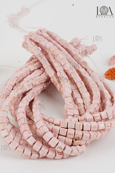 LANDOFACCESSORY Pressed Natural Stone - Jewelry Accessory - Natural Stone Bea...