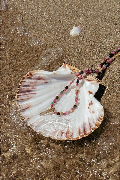 CAPO by Aytaç Yamaç Galatea Smoky - Quartz and Tourmaline Natural Stone Women's Necklace