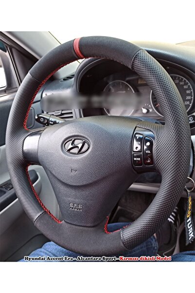 imza direksiyon kılıfı Hyundai Accent Era Araca Özel Direksiyon Kılıfı (Alcan...