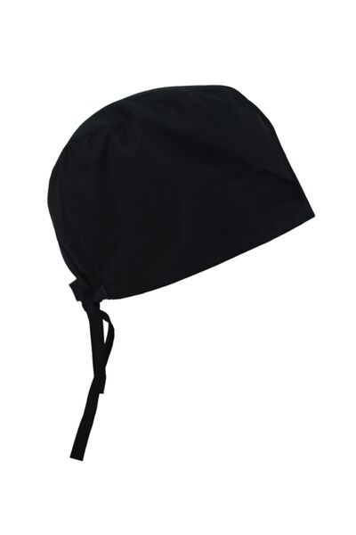 DrMia Dr Mia Unisex Doktor Hemşire Aşçı Bone Cerrahi-ameliyathane Bonesi Siyah