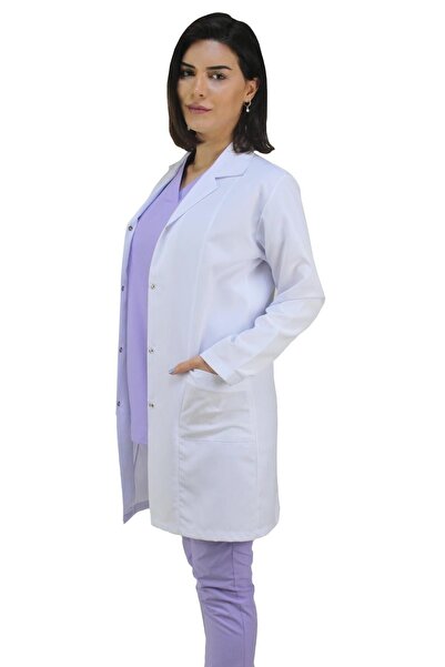 DrMia Doktor Önlüğü Iş Önlüğü Vizit Veteriner Laborant Eczacı Önlüğü Kadın