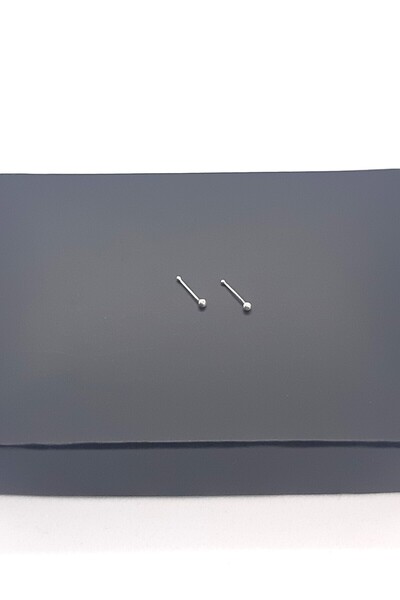 Set 925 Ayar Gümüş 2 Adet 1,5 mm Top Hızma