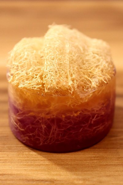 FANTASTİK SANAT ATÖLYESİ Loofah Fiber Gift Set, Orange Bath Soap - Jasmine Scented Fiber Therapy