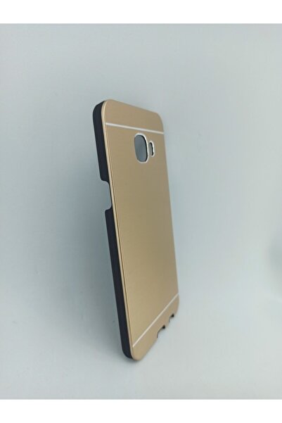 batutech Galaxy C5 Uyumlu Altın Motomo Metal Kılıf