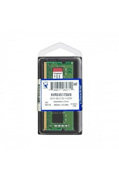 Kingston Kingston Kvr24S17S8-8 8Gb Ddr4 2400 Mhz Notebook Ram