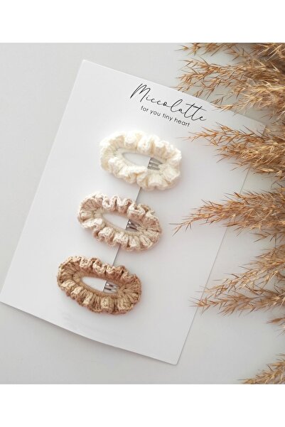 Miccolatte طقم إبزيم طبيعي للأطفال والرضع مكون من 3 قطع