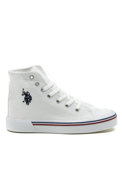 U.S. Polo Assn. Cizme sport zilnice unisex de in alb Kean Hi