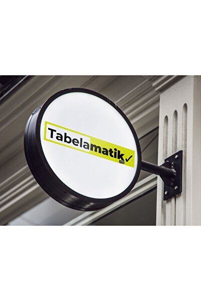 REKLAMCHI Yuvarlak Işıklı Tabela (60CM ÇAP)