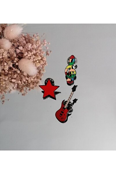 TAKIDAN Sol Anahtarı 3lü Kombin Rozet