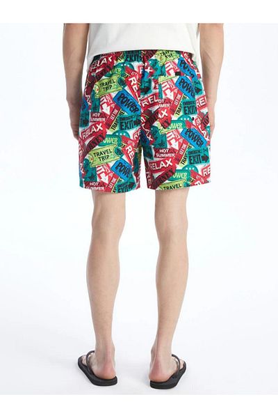 LC Waikiki LCW SWIMWEAR - Men's Short Size Patterned Swim Shorts