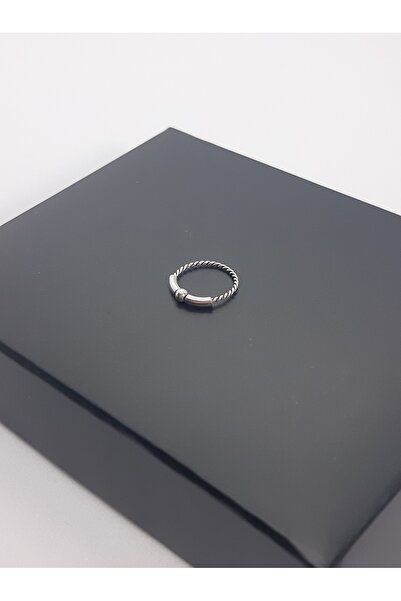 Set 925 Ayar Gümüş Oksitli Toplu Halka Hızma (Çap:10 mm)