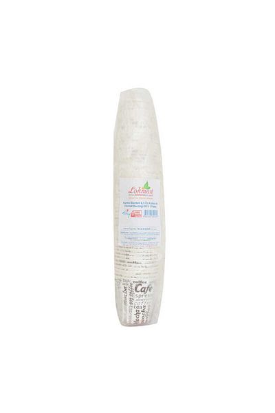 LokmanAVM Cardboard Cup 6.5 Oz Disposable Tea Coffee Hot Paper Vending Cup 50 Liters 1 Pack