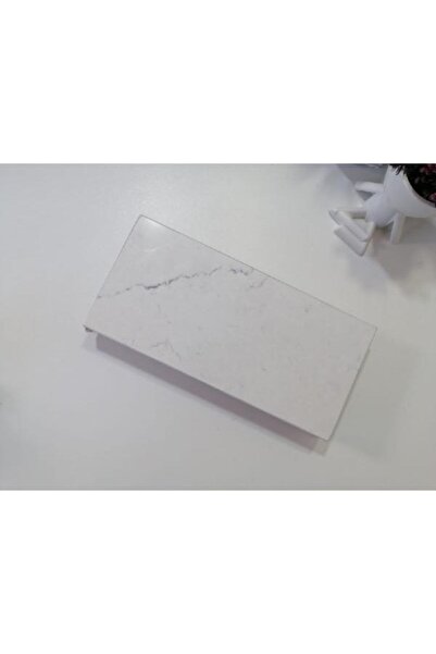 Başakmarble Quartz Marble Presentation Rack with Gold Feet (25X12 CM)