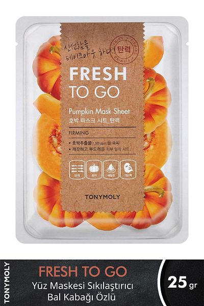 TONYMOLY Tonymoly Fresh To Go Pumpkin Mask Sheet, 25G