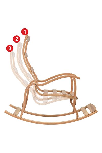 Reyo Home Indigo Gri Krem Sallanan Sandalye Dinlenme,emzirme,tv,okuma,koltuğu Berjer