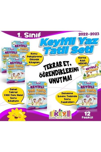 Key Kaliteli Eğitim Yayınları Key 1. Sınıf Yaz Tatili Keyfi Fasikül Soru Bank...