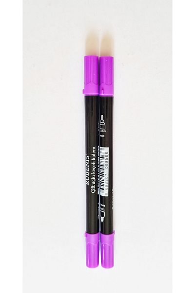 Modellino 2 Pieces Double Ended Fineliner - Felted Pen Rbns Dual Felt Type Collet with Color Options