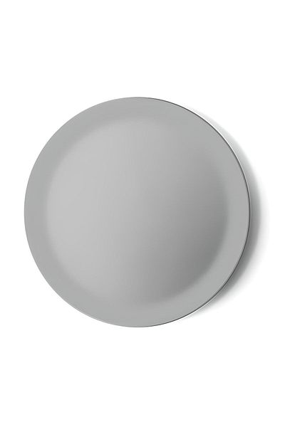 Mini Parti 8-Piece Silver Cardboard Plate - Düvenci Ticaret