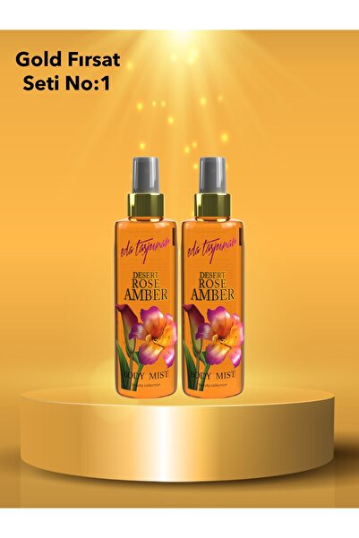 Eda Taşpınar Gold Fırsat Seti No.1 Desert Rose Amber Body Mist 200 ml X 2 Adt (EGX20)