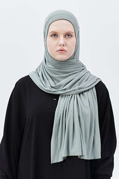 Altobeh Πολυτελές βιολογικό ριγέ πρακτικό περιτύλιγμα καμιζόλας - σταυρωτής ευθυγράμμισης Aqua Green