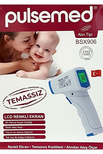 Pulsemed Temassız Kızılötesi Alından Ateş Ölçer Cihazı Aleti Bsx906
