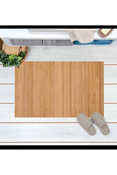 BLACK PEARL Bambu Banyo Paspas Kaydırmaz Taban