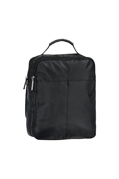 SEVENTEEN Erkke Black Vertical Hand and Shoulder Bag St5-d