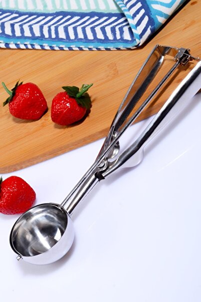 Porselen Diyarı حلاوة الآيس كريم المقاومة للصدأ ومغرفة البسكويت