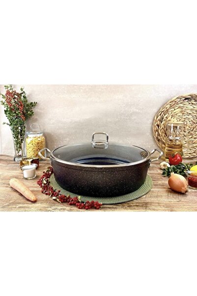 Granit Evita 36 Cm Basık Tencere