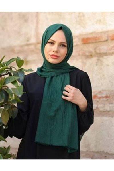 HAR-UM Ticaret Women's Bamboo Shawl Emerald Green
