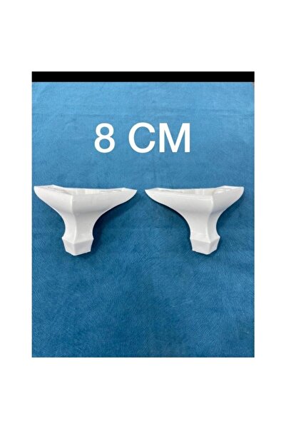 MC PLASTİK 4 Adet Lükens Ayak & Koltuk Ayağı &le Ayak Hızlı Teslimat 8cm