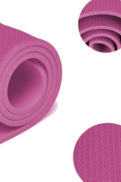 Ultio Spor Pilates Minderi Yoga Minderi Taşıma Askılı Pilates Minderi Pilates Matı Yoga Matı 6 Mm Özel Dolgu